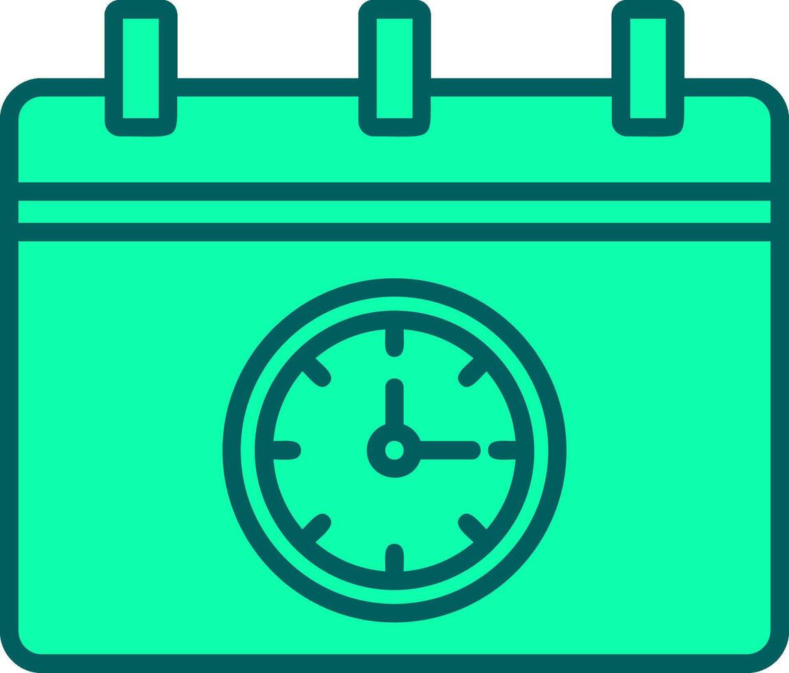 Deadline Icon Design Symbol vector