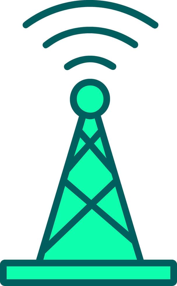 Broadcast Icon Design Symbol vector