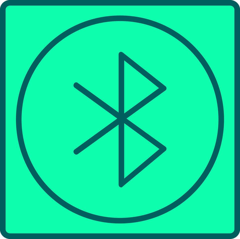 Bluetooth Icon Design Symbol vector