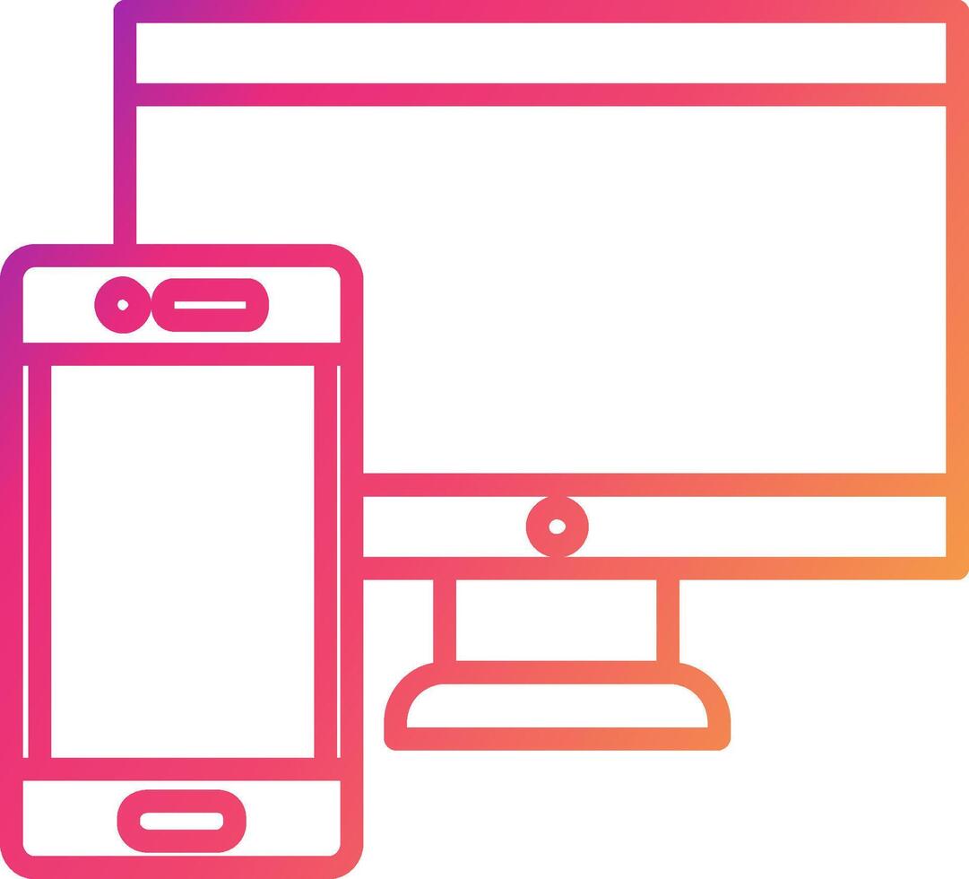 Device Icon Design Symbol vector