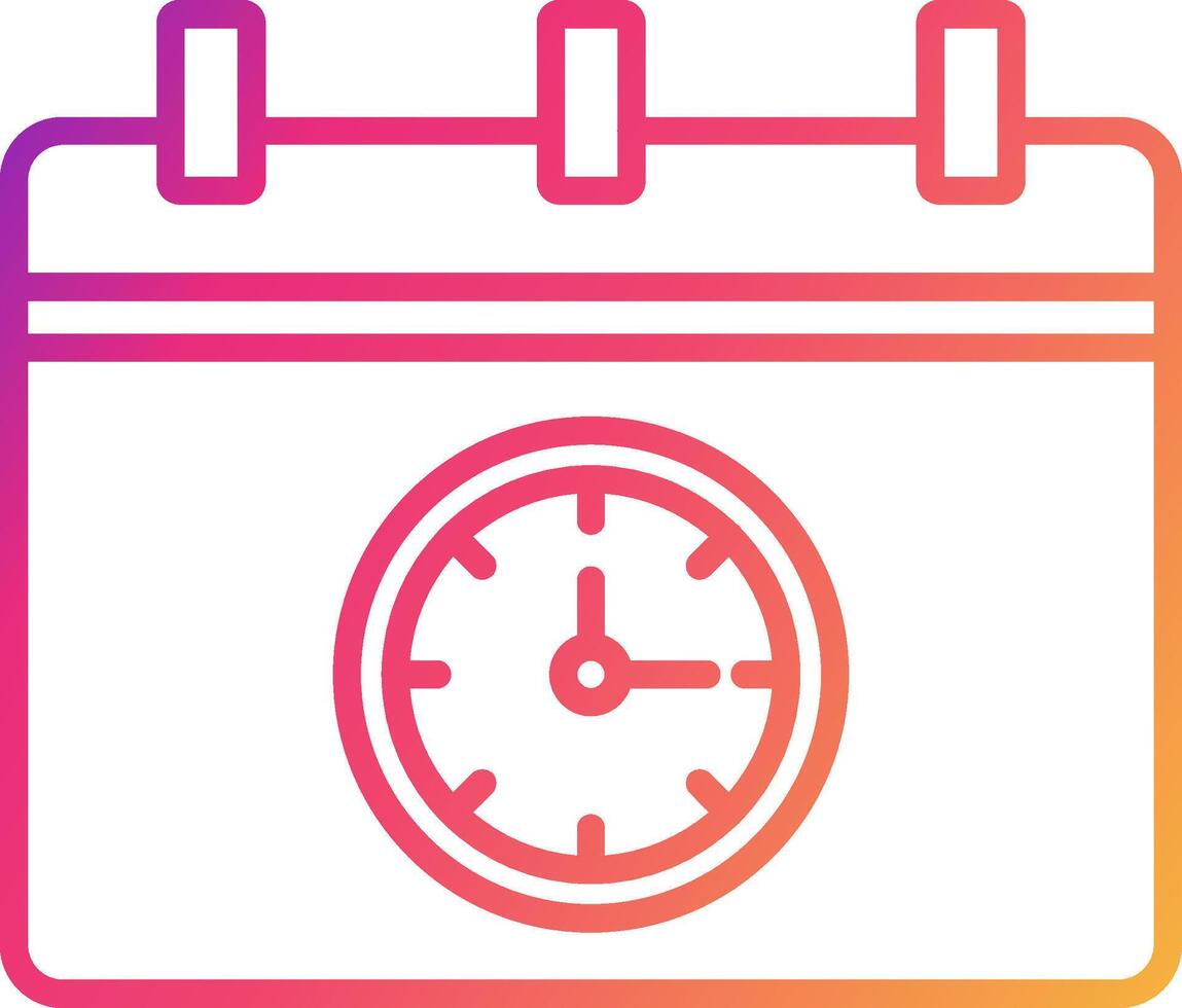 Deadline Icon Design Symbol vector
