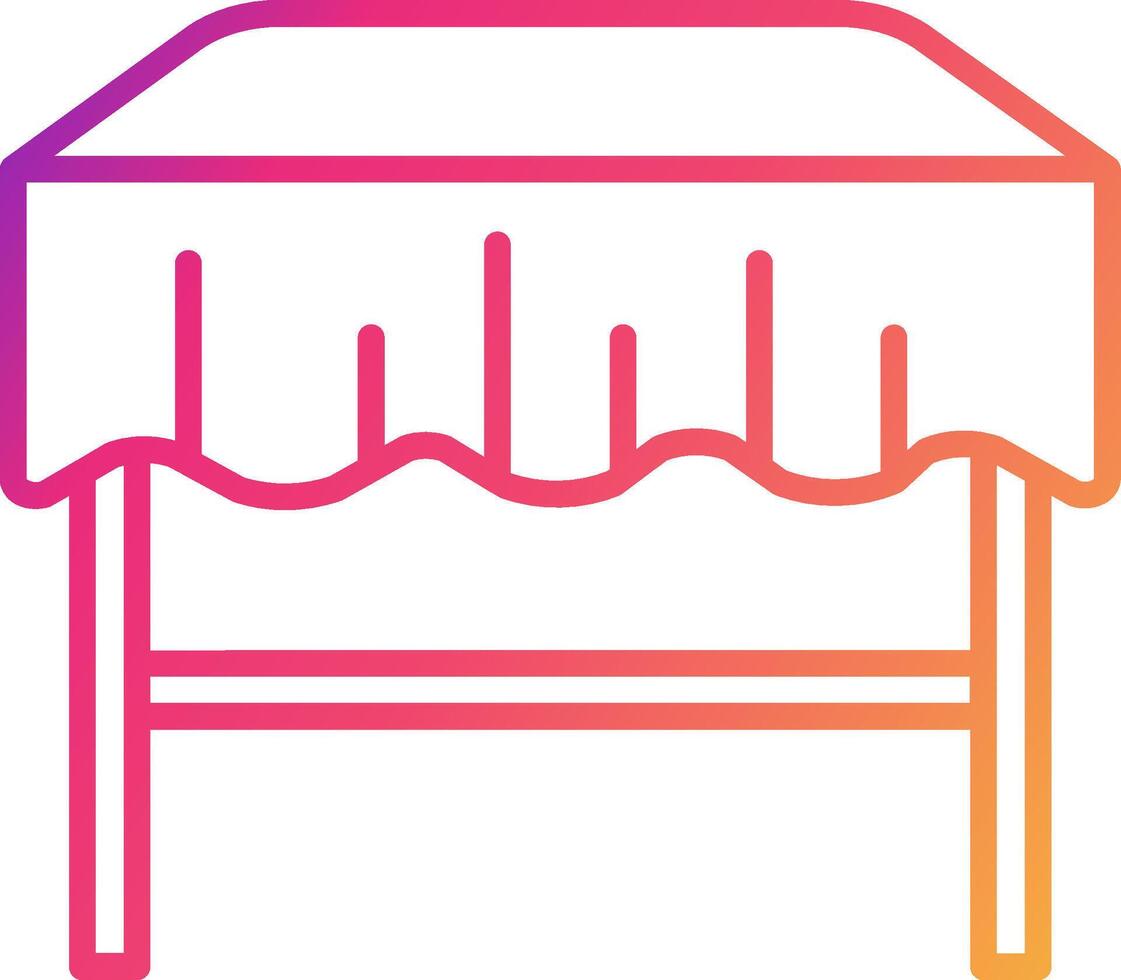 Dining Table Icon Design Symbol vector