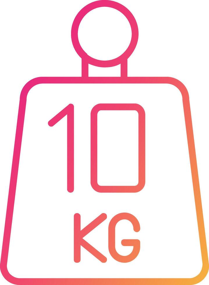 Weights Icon Design Symbol vector