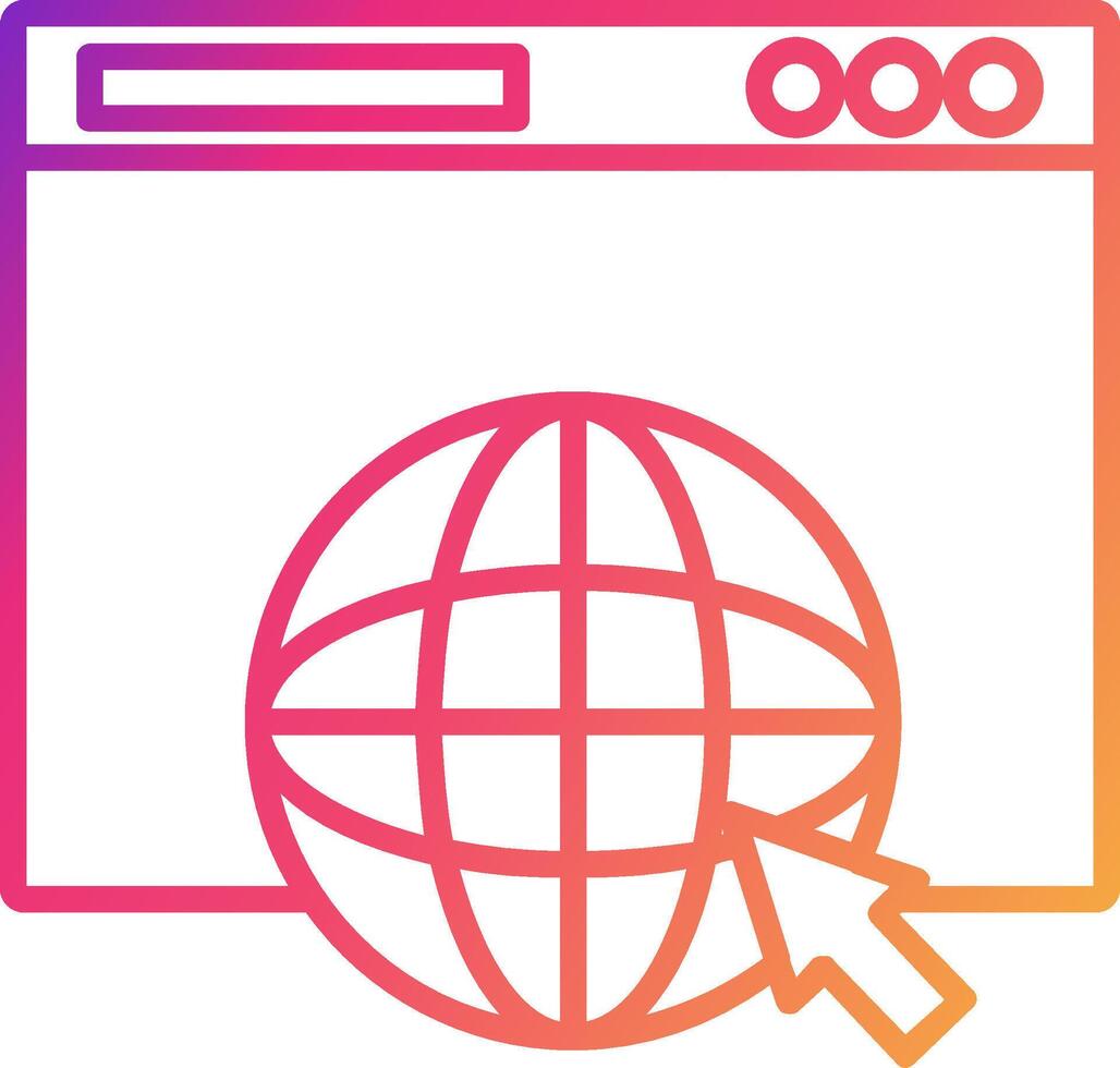 Web Page Icon Design Symbol vector