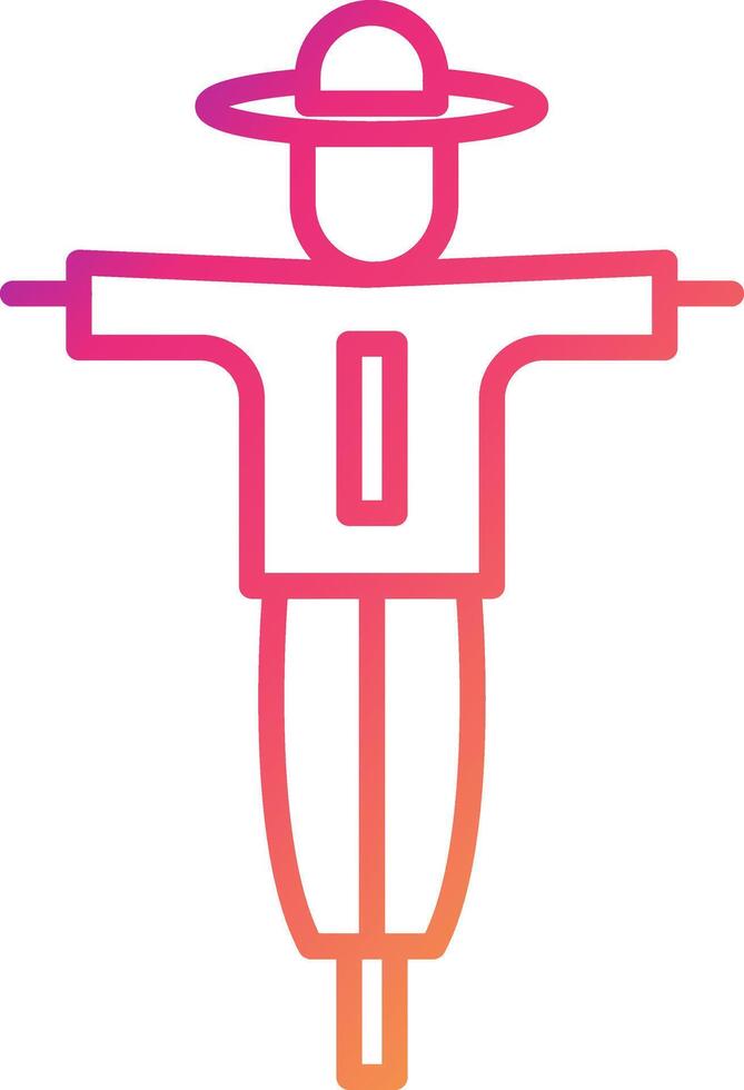 Scarecrow Icon Design Symbol vector
