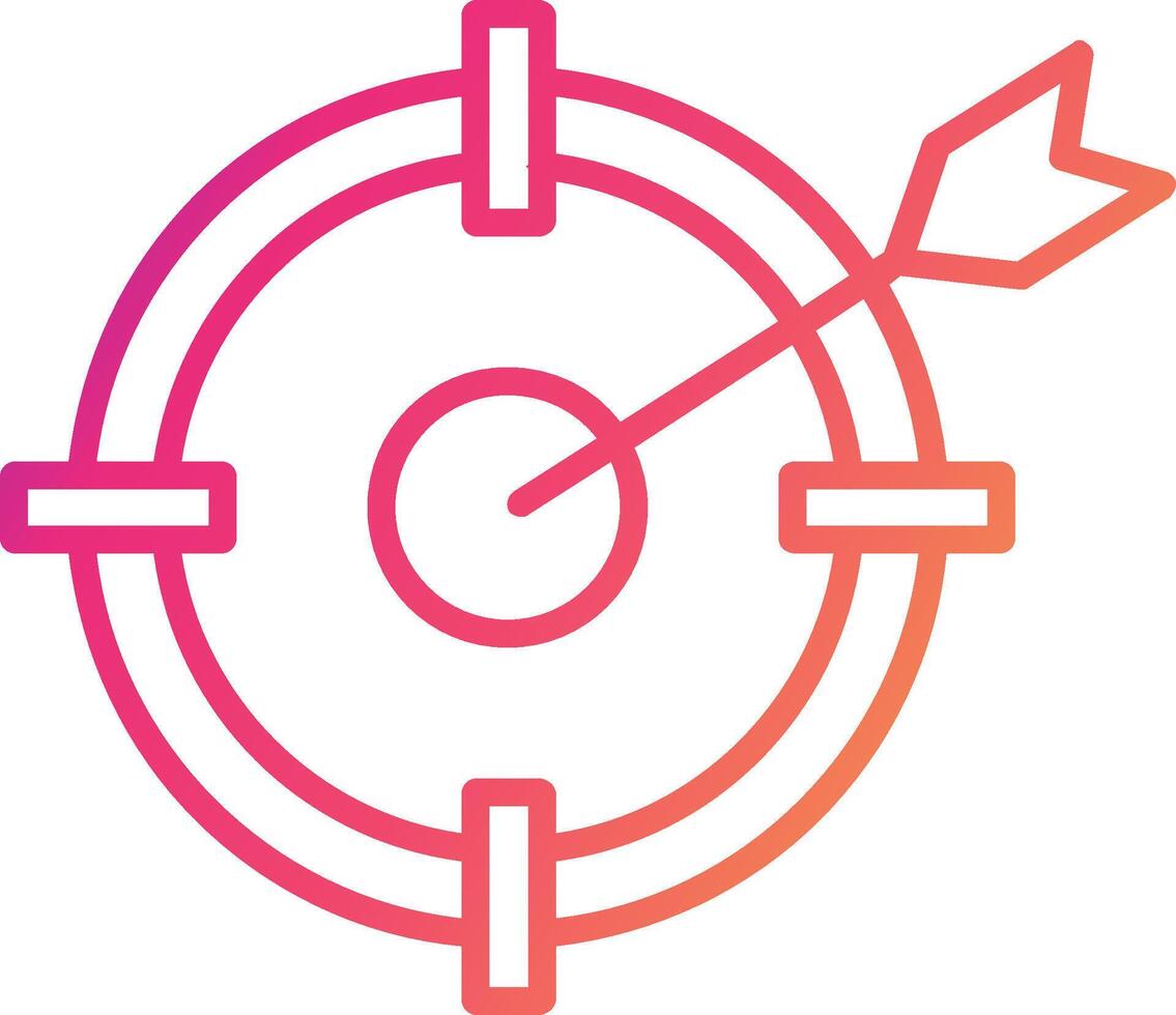 Target Icon Design Symbol vector