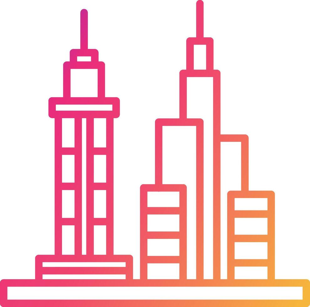 Skyline Icon Design Symbol vector