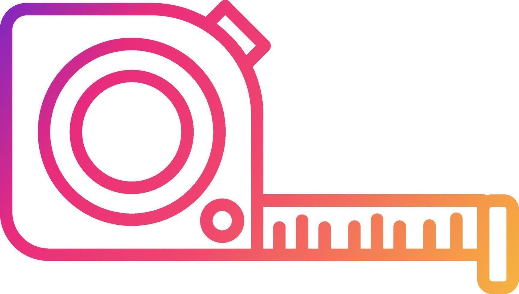 Tape Measure Icon Design Symbol vector