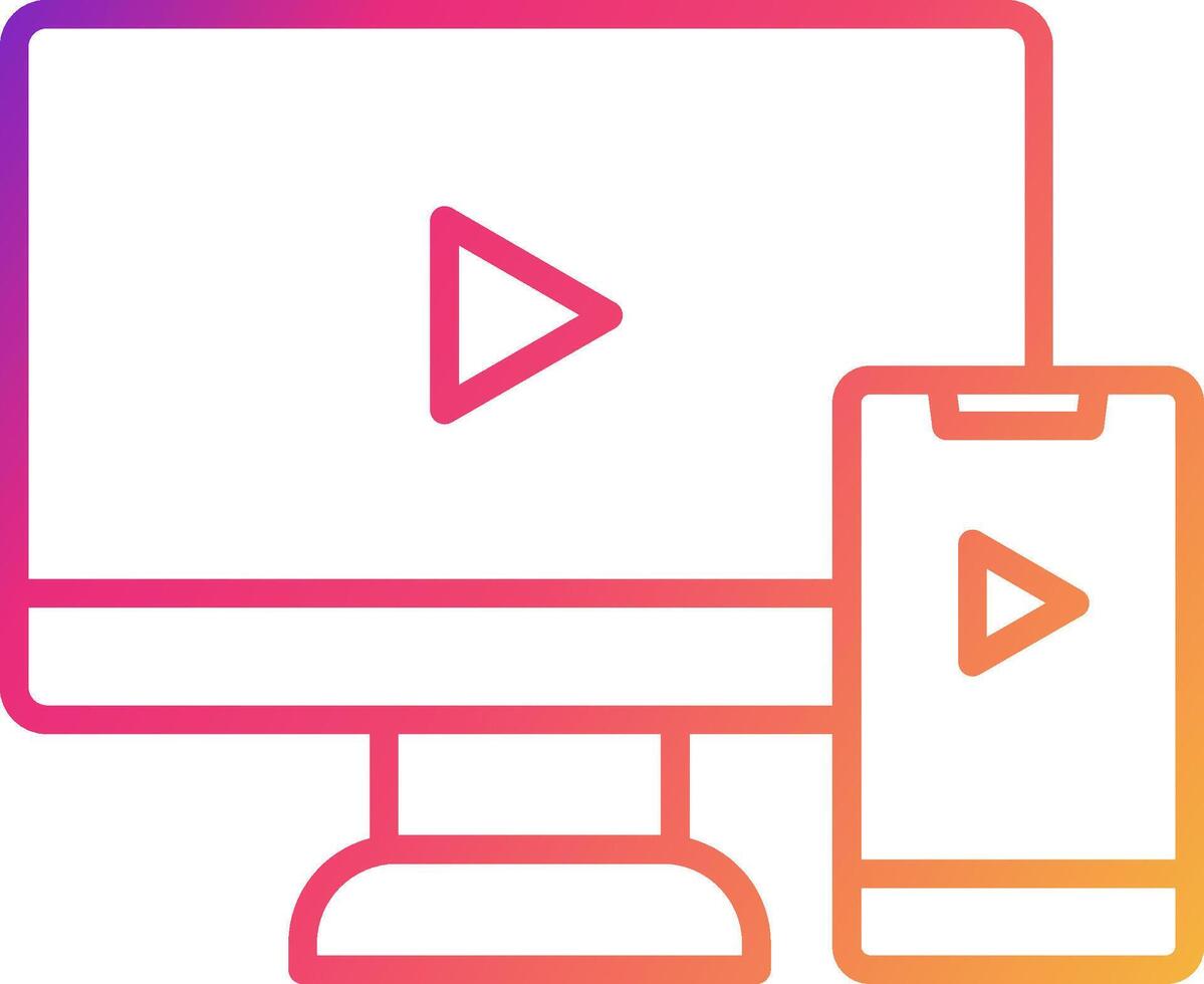 Screen Mirroring Icon Design Symbol vector