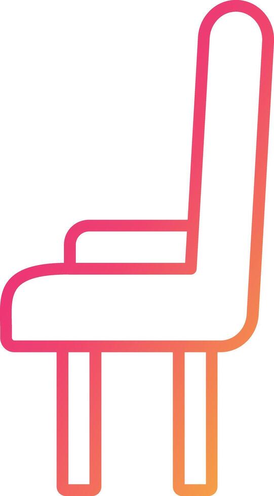 Dining Chair Icon Design Symbol vector