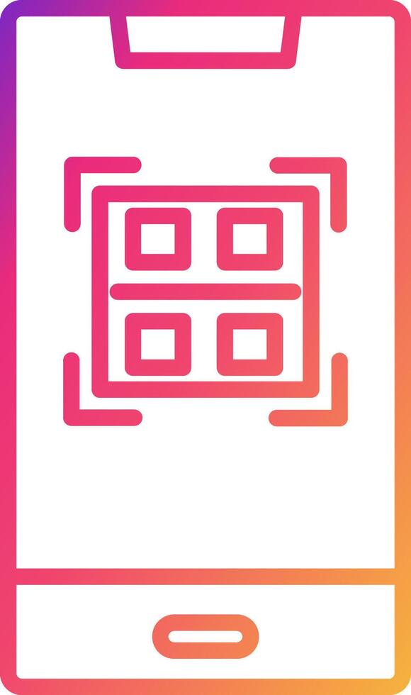 Qr Code Icon Design Symbol vector