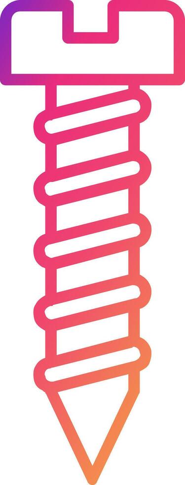 Screw Icon Design Symbol vector