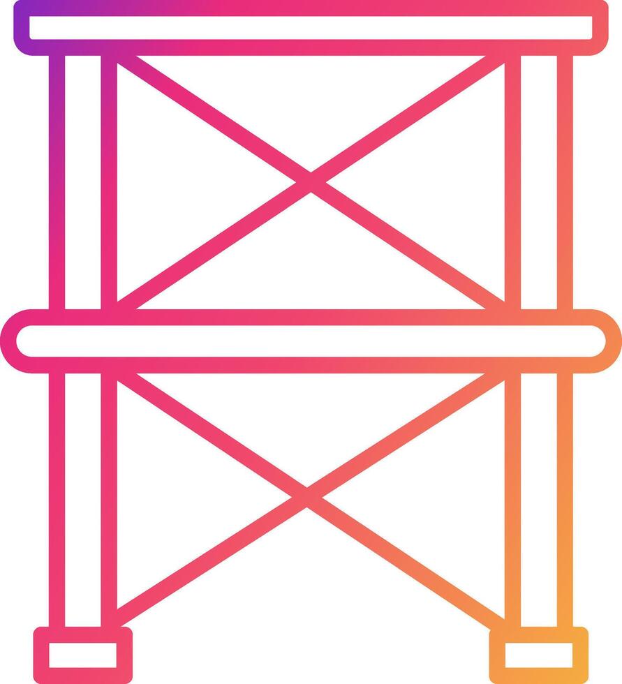 Scaffolding Icon Design Symbol vector