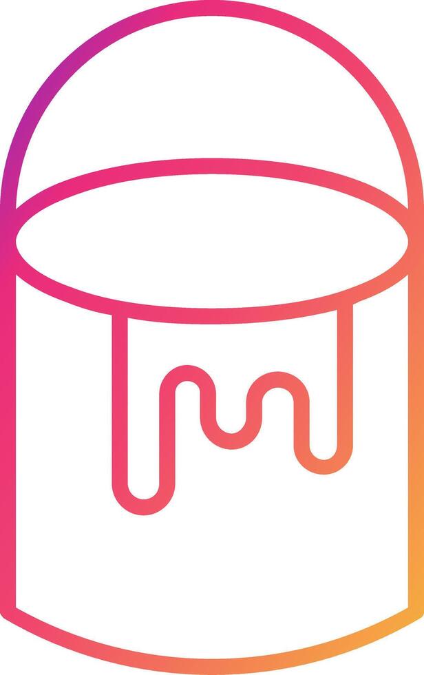Paint Bucket Icon Design Symbol vector