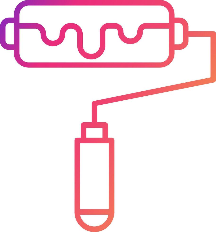 Roller Icon Design Symbol vector