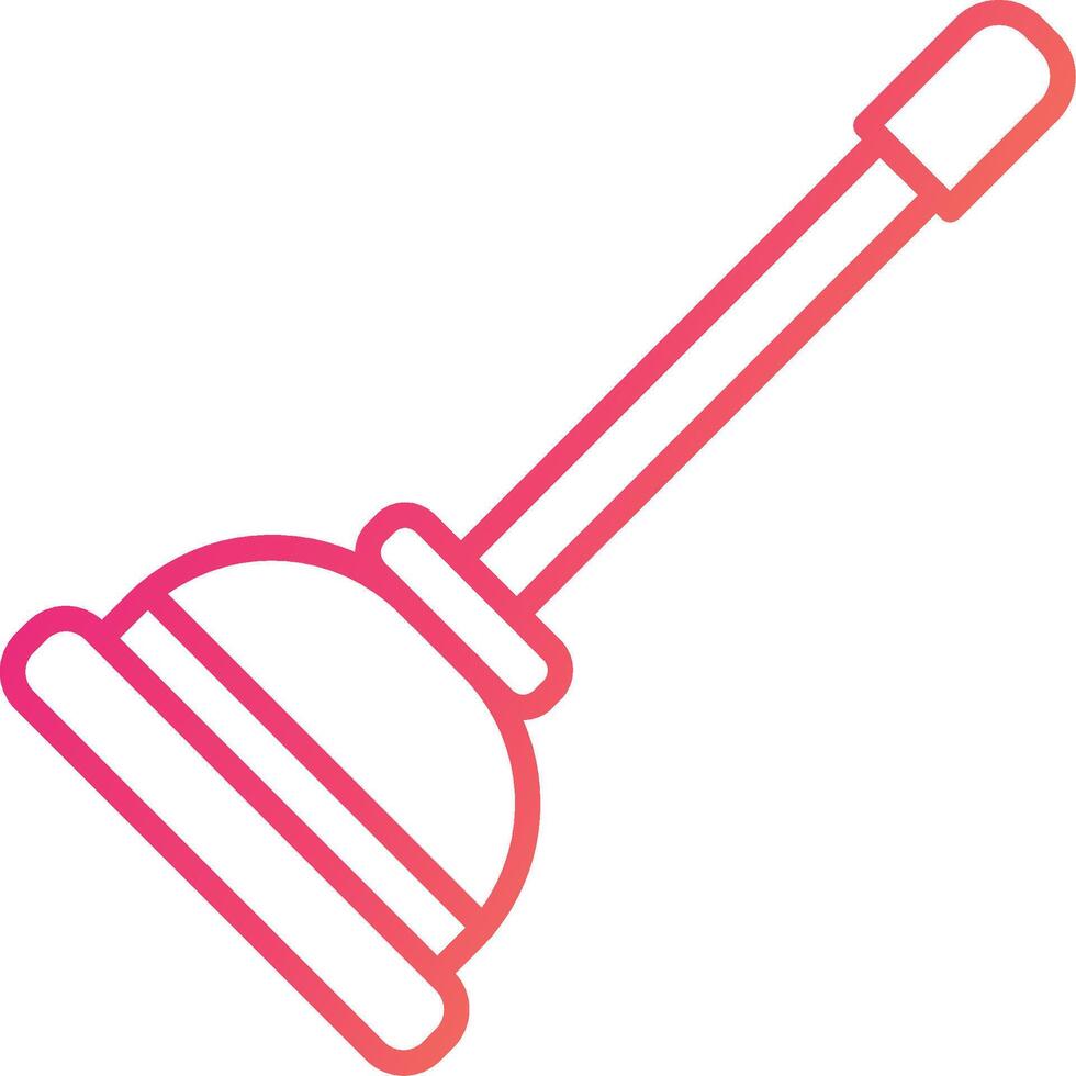 Plunger Icon Design Symbol vector