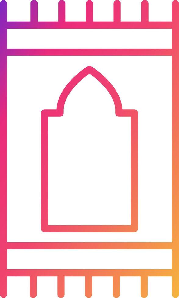 Sajadah Icon Design Symbol vector