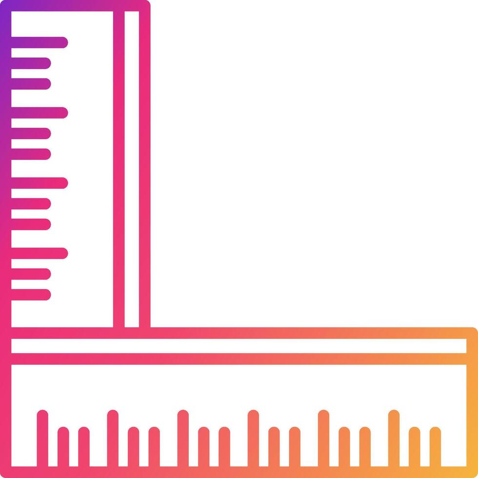 Ruler Icon Design Symbol vector