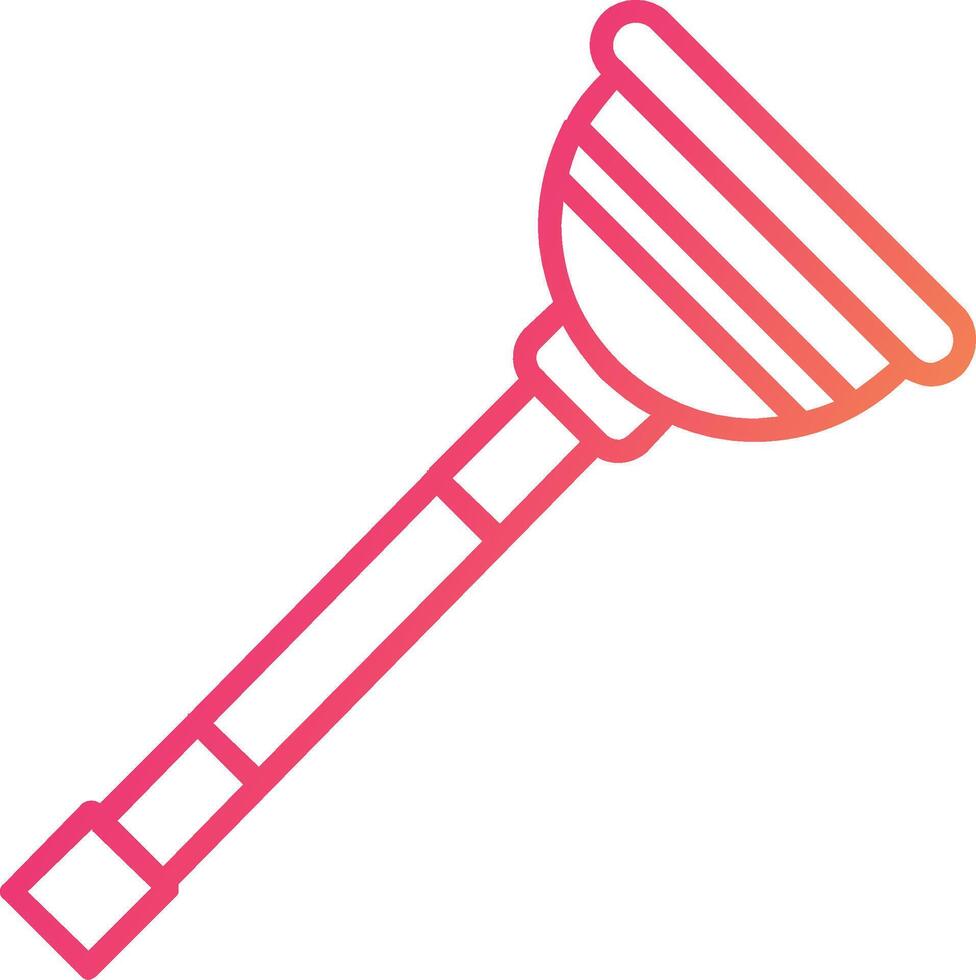 Plunger Icon Design Symbol vector