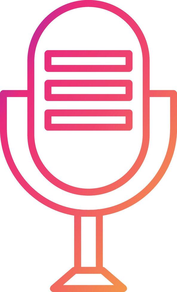 Microphone Icon Design Symbol vector