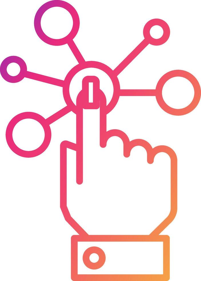 Interaction Icon Design Symbol vector