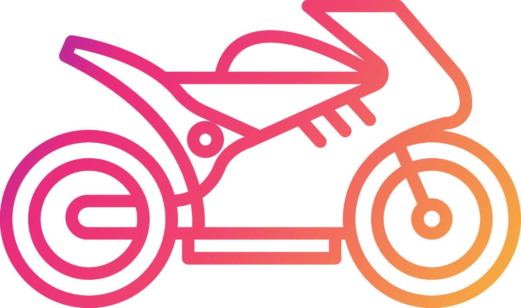 Race Bike Icon Design Symbol vector