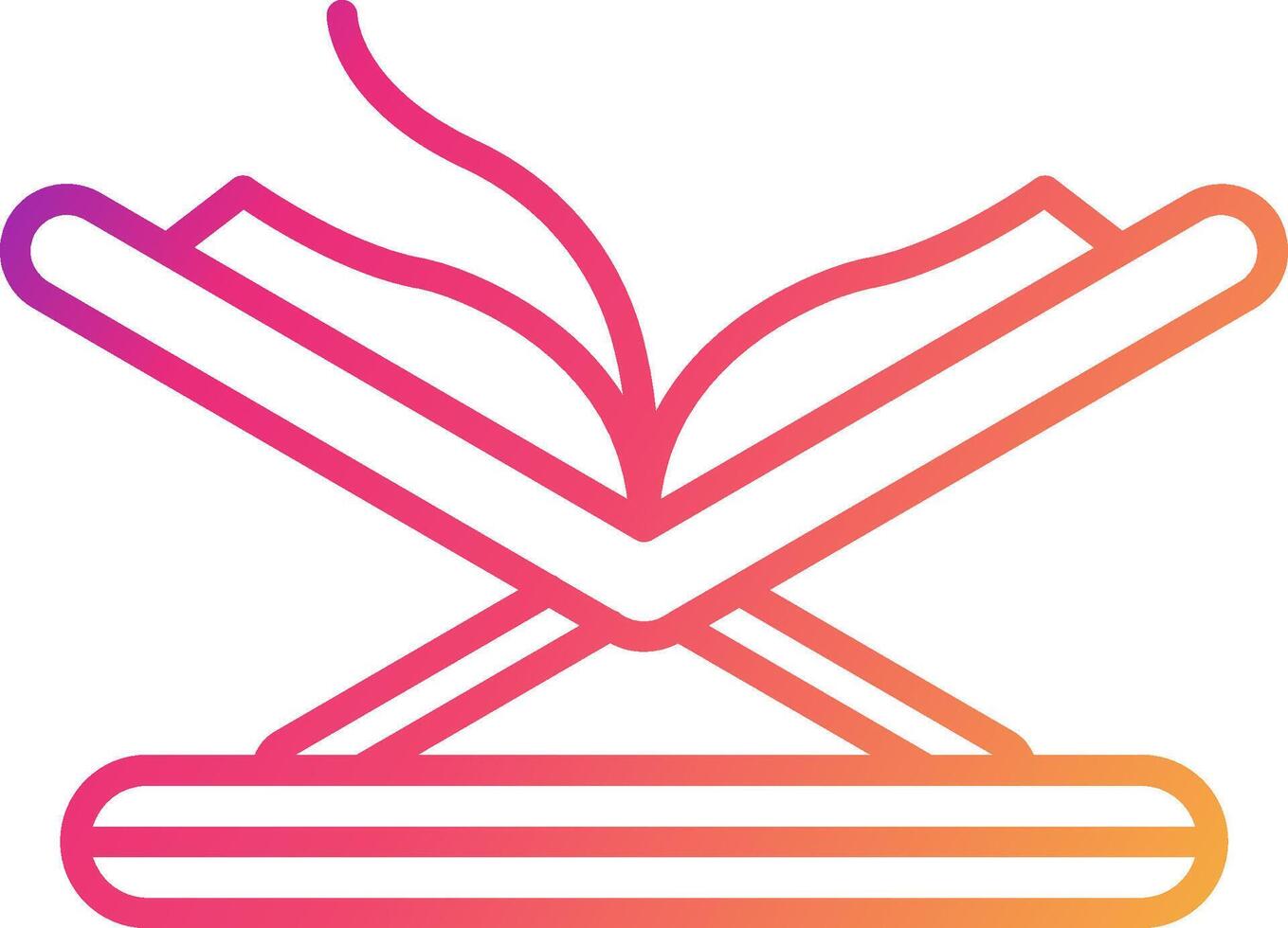 Quran Icon Design Symbol vector