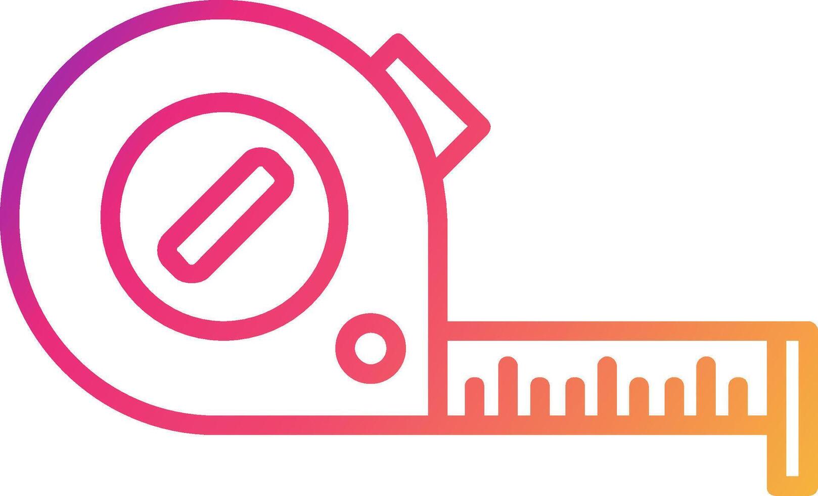 Measure Tape Icon Design Symbol vector