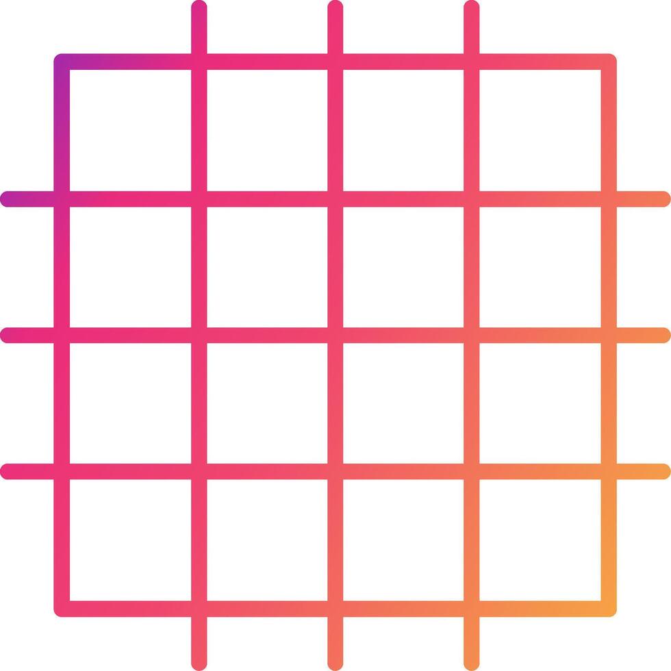 Grid Icon Design Symbol vector