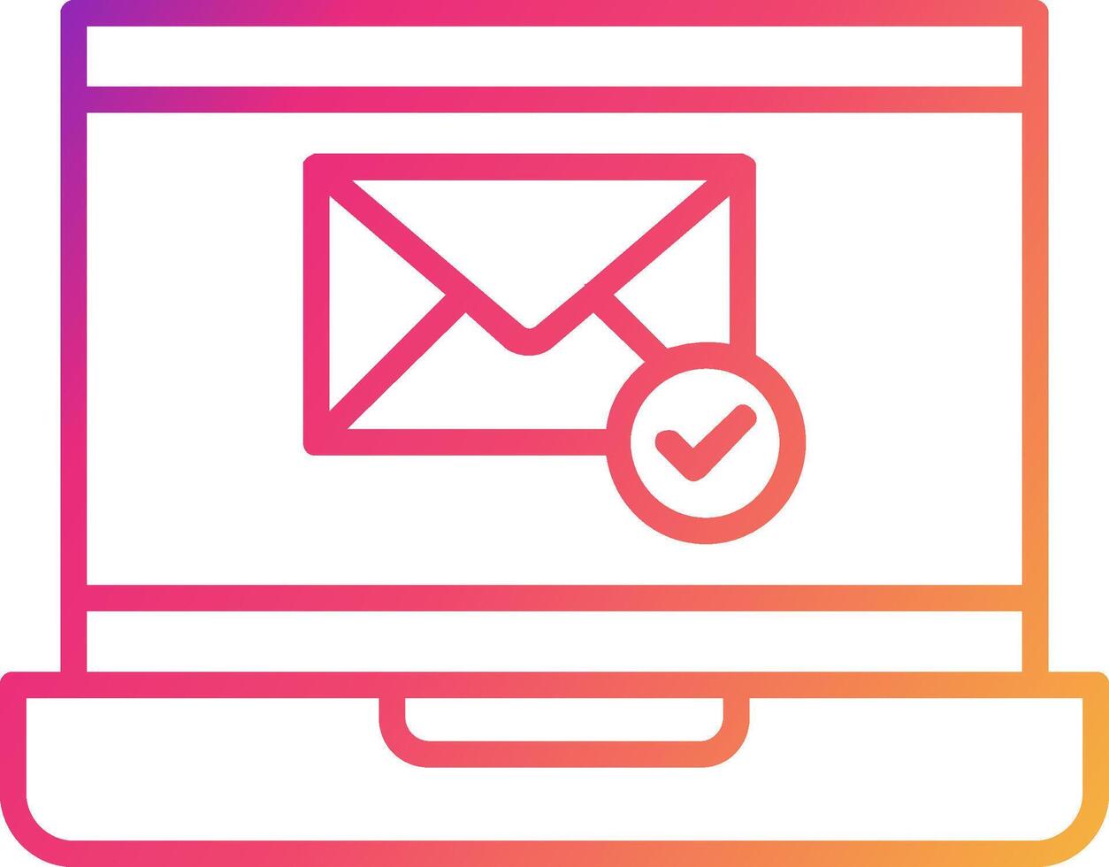 Mailing Icon Design Symbol vector