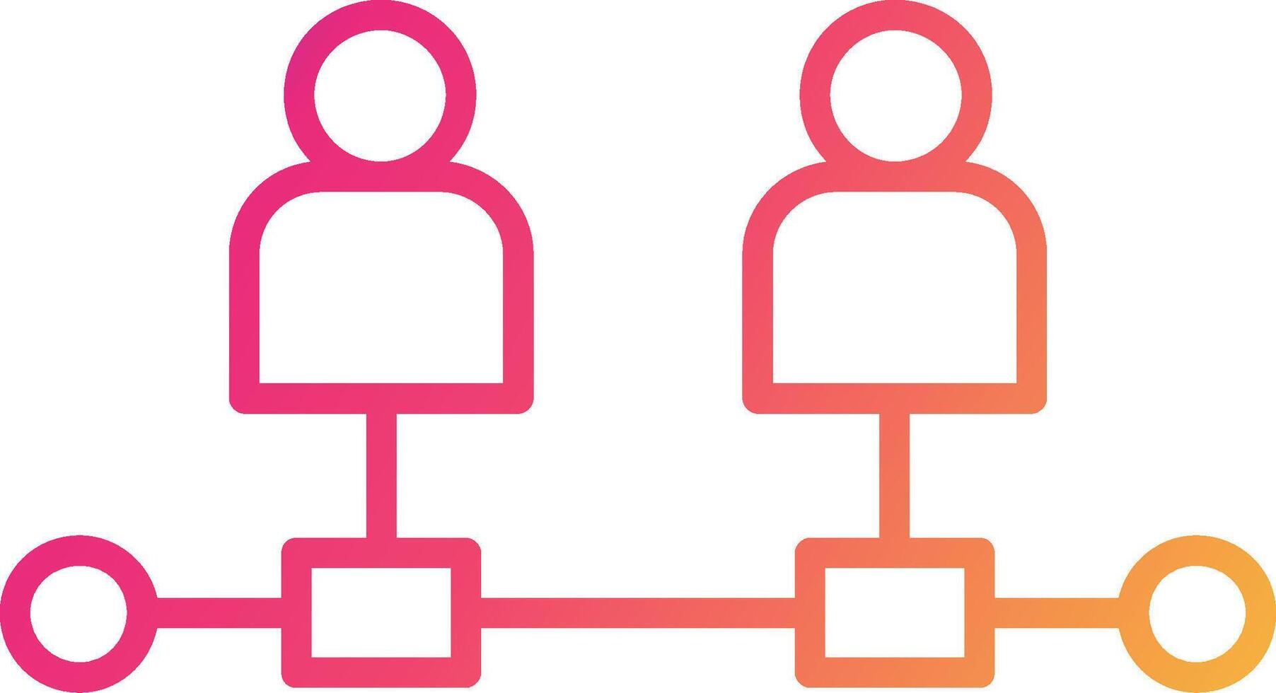 Network Connection Icon Design Symbol vector