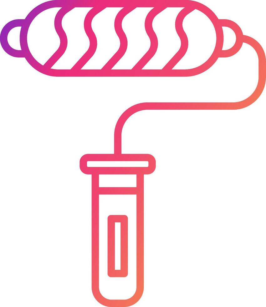 Paint Roller Icon Design Symbol vector