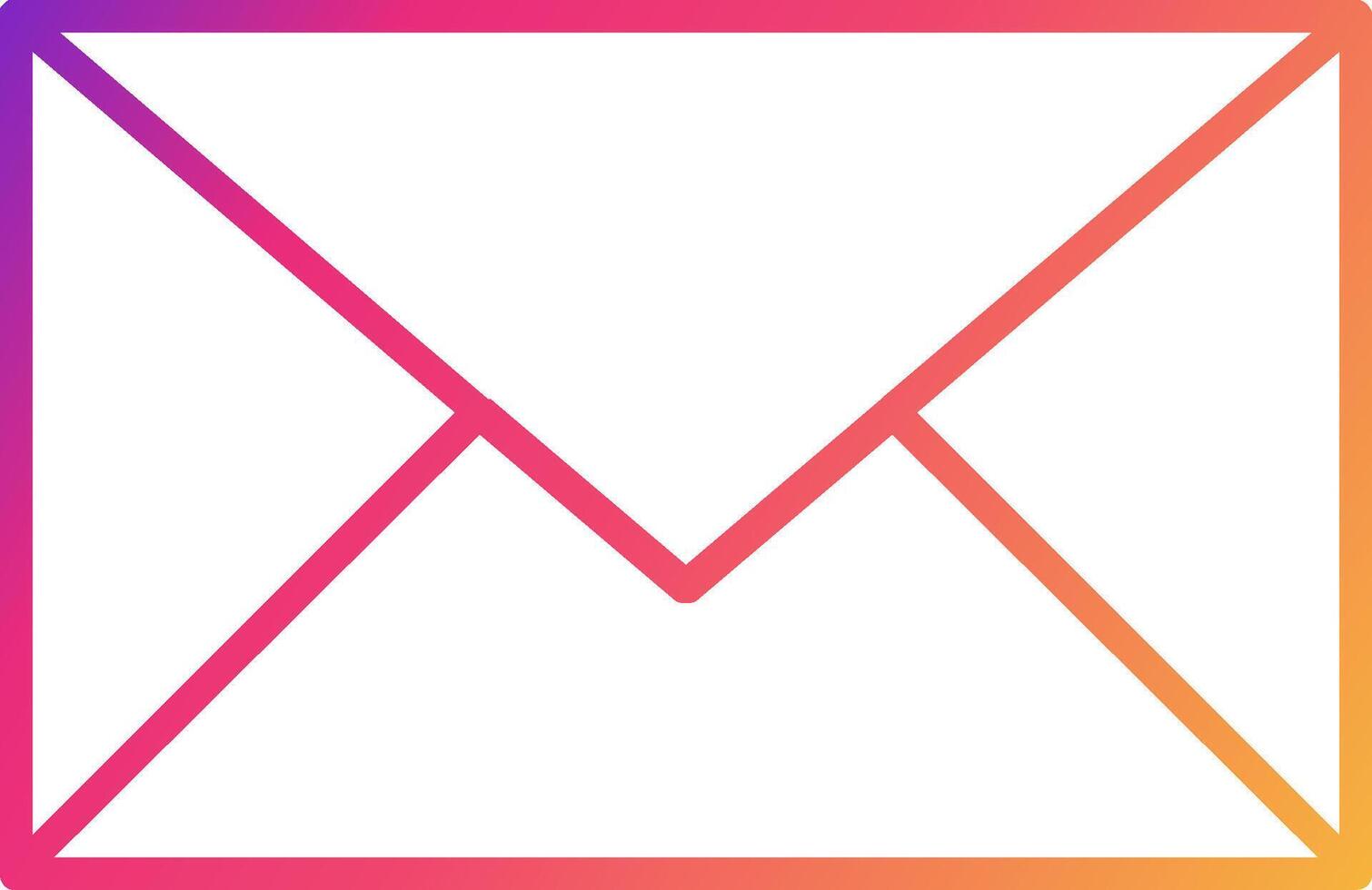 Mail Icon Design Symbol vector