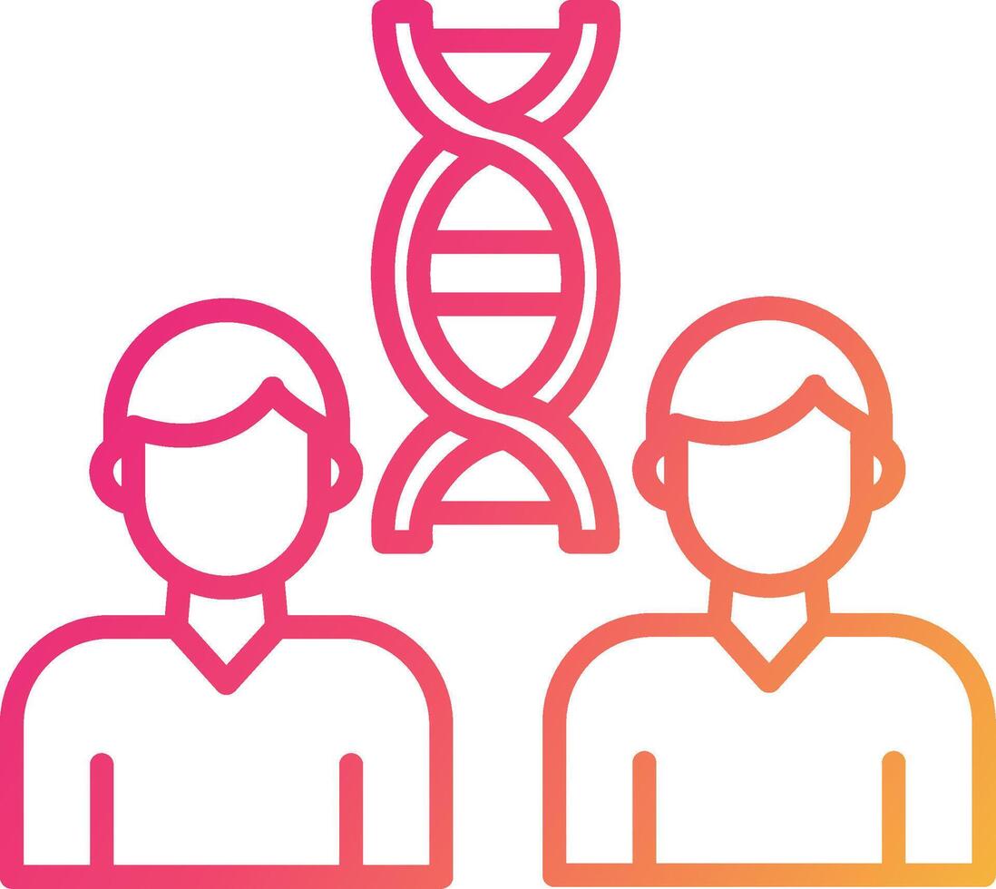 Cloning Icon Design Symbol vector