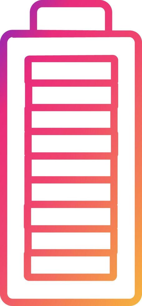 Full Battery Icon Design Symbol vector