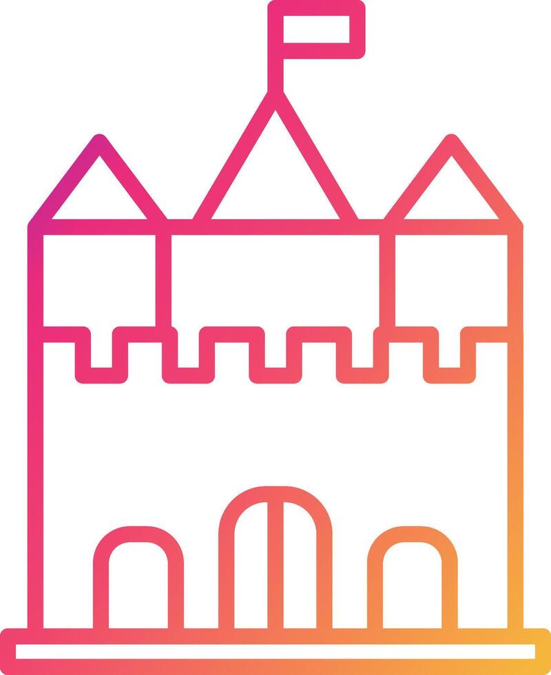 Castle Icon Design Symbol vector