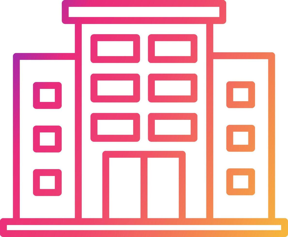 Building Icon Design Symbol vector