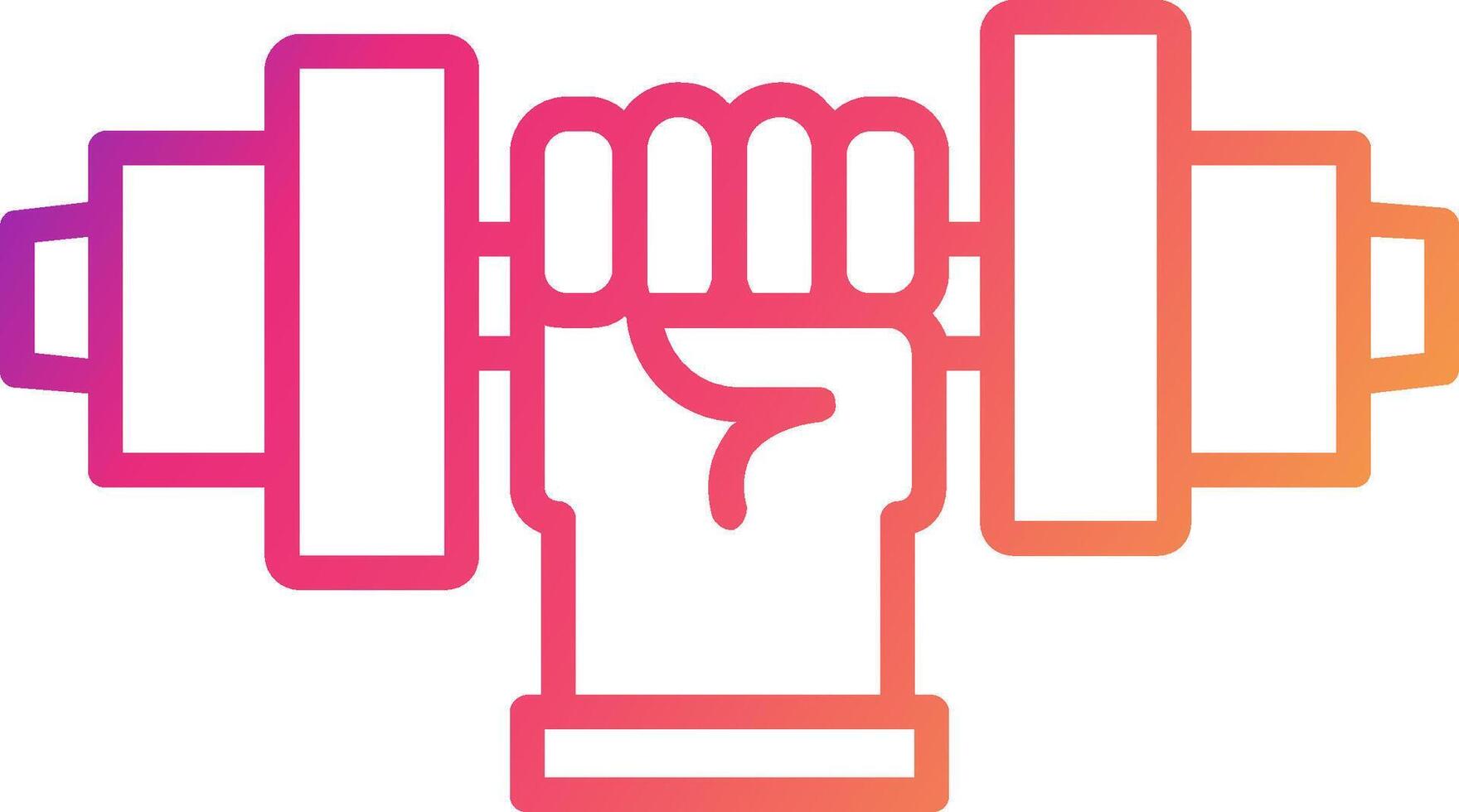 Dumbell Icon Design Symbol vector