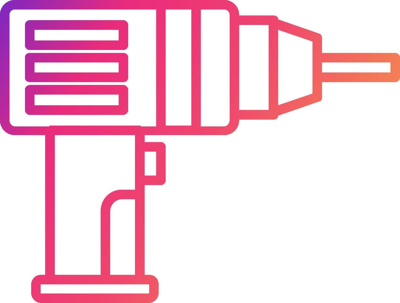 Drilling Machine Icon Design Symbol vector