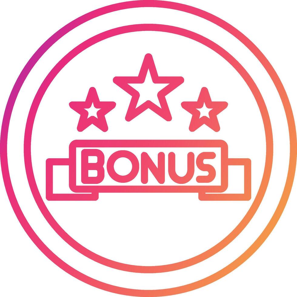 Bonus Icon Design Symbol vector
