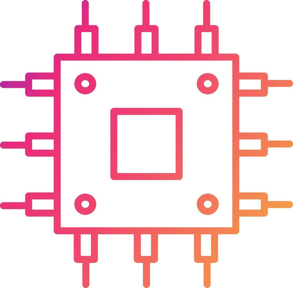 Chip Icon Design Symbol vector