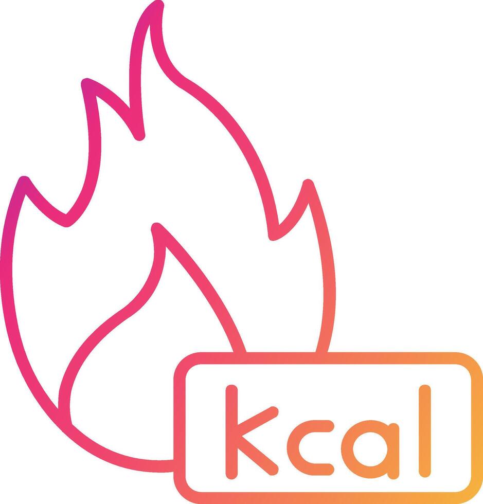 Calories Icon Design Symbol vector