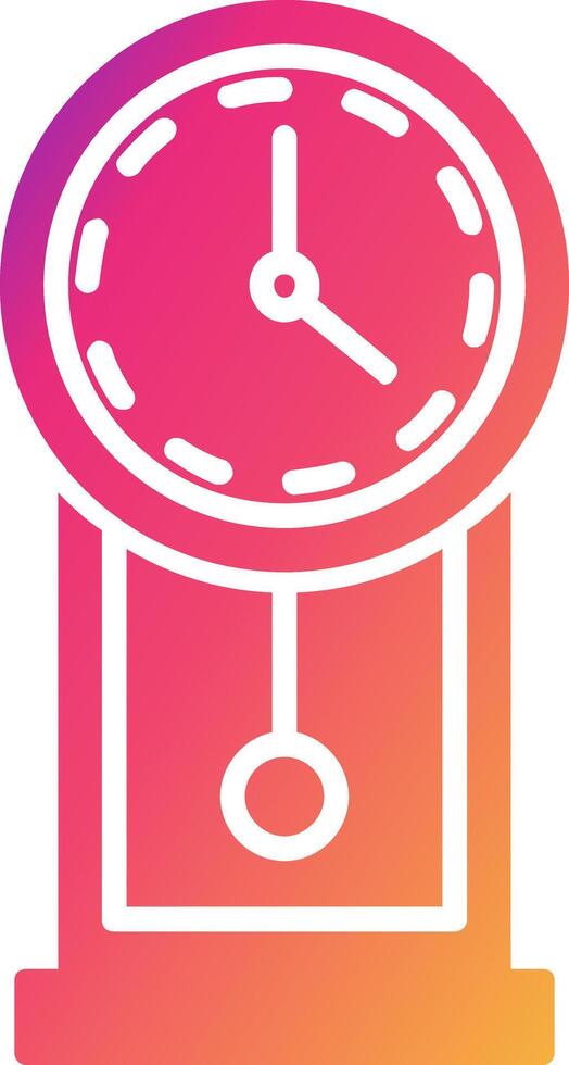 Wall Clock Icon Design Symbol vector
