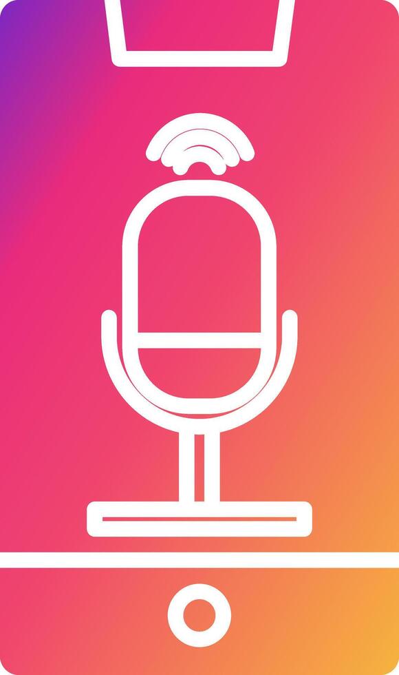 Voice Control Icon Design Symbol vector