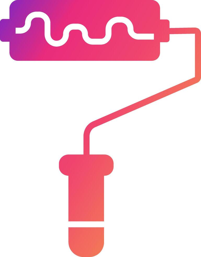 Roller Icon Design Symbol vector