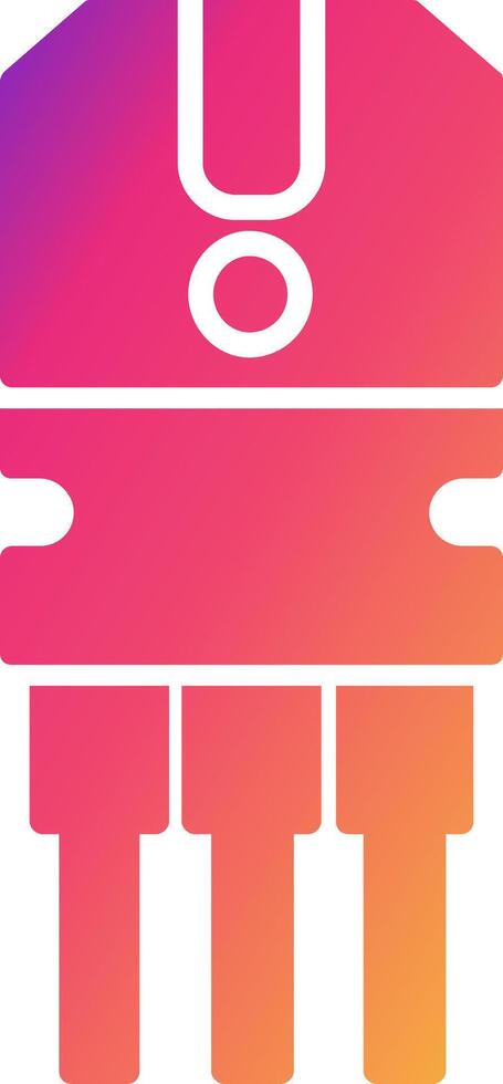 Transistor Icon Design Symbol vector