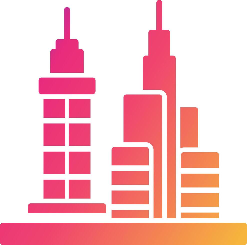 Skyline Icon Design Symbol vector