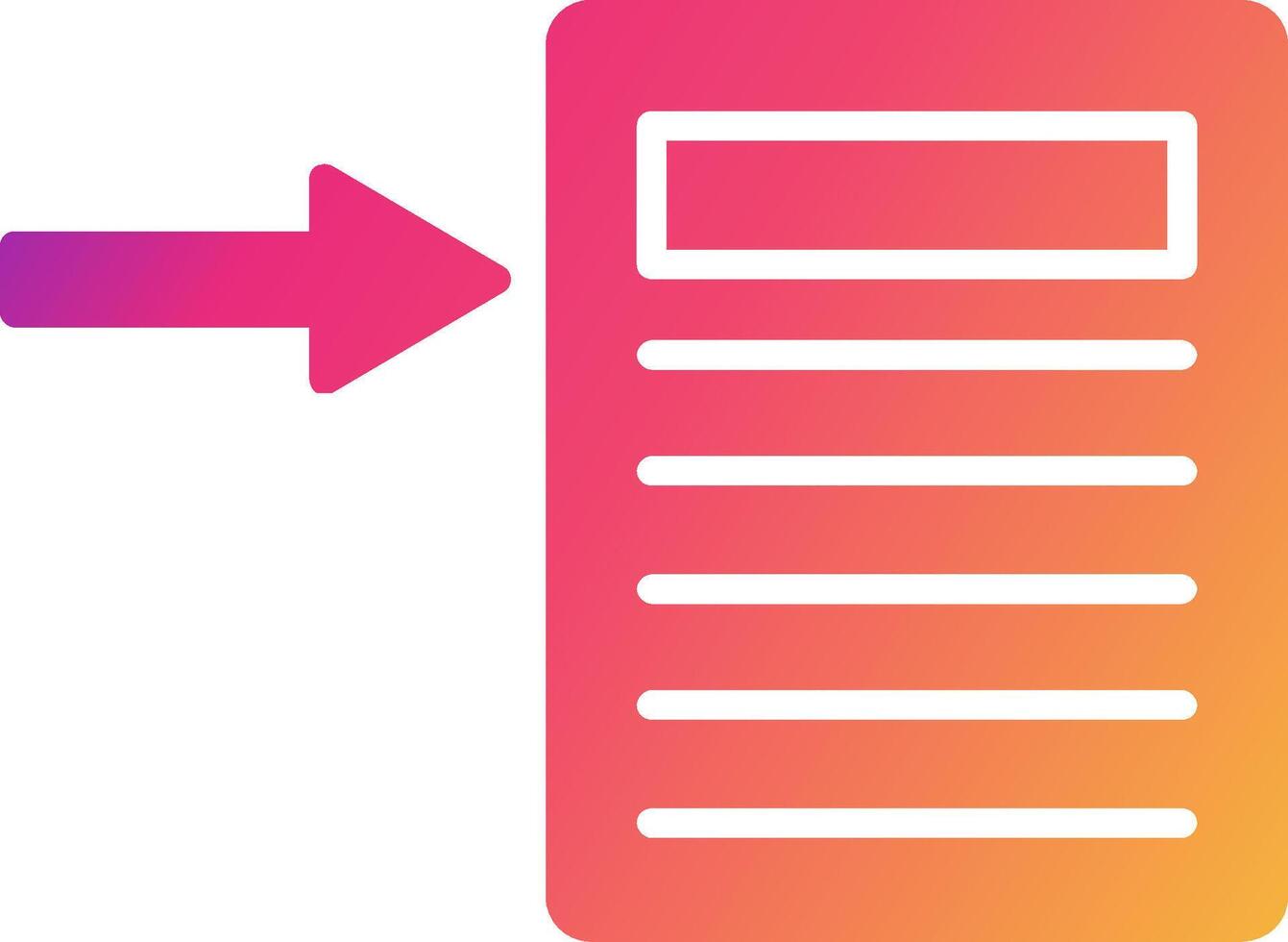 Headline Icon Design Symbol vector