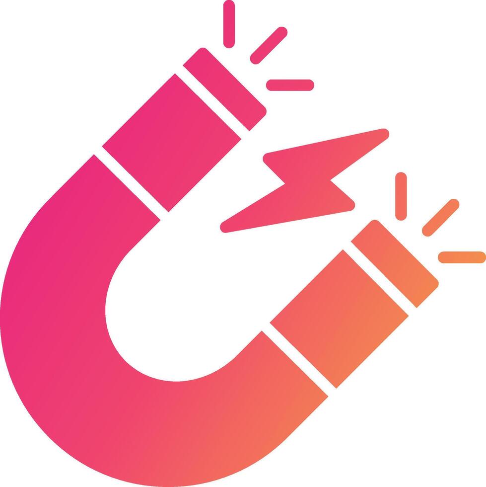 Magnet Icon Design Symbol vector