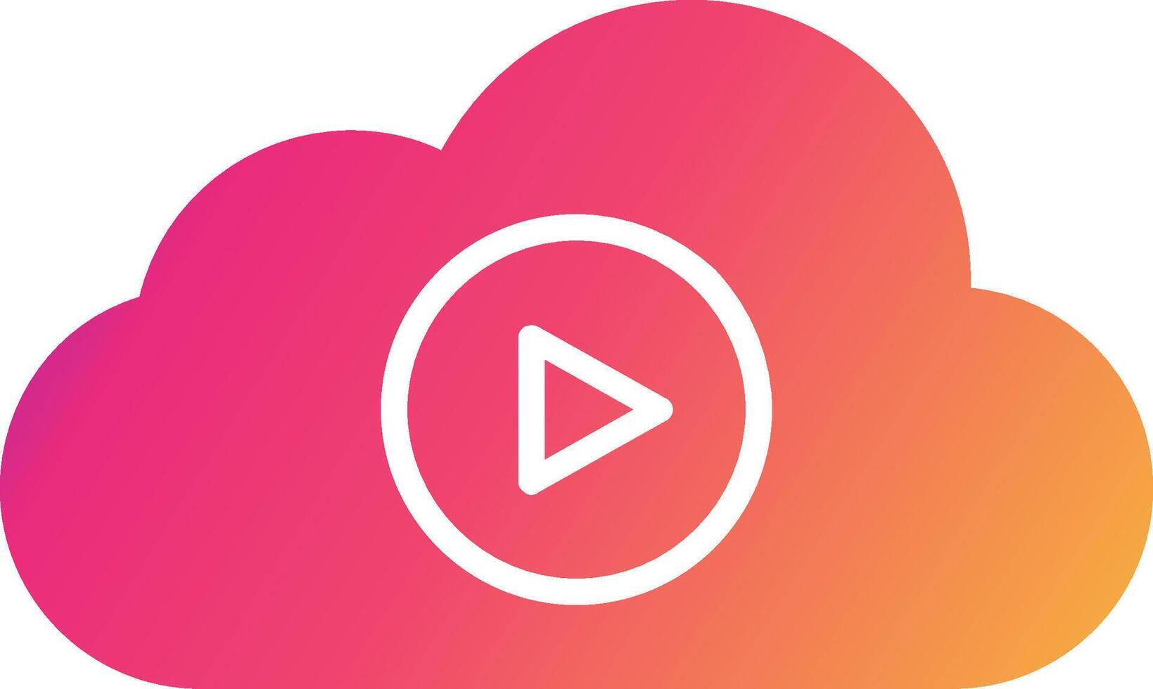 Streaming Icon Design Symbol vector
